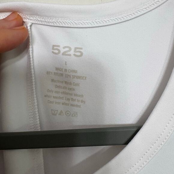 525 women’s NWT’s bodycon white midi dress. Size large - Picture 6 of 6